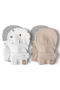 Stay On 2-Pack Baby Mitts - City Blocks + Sandstone