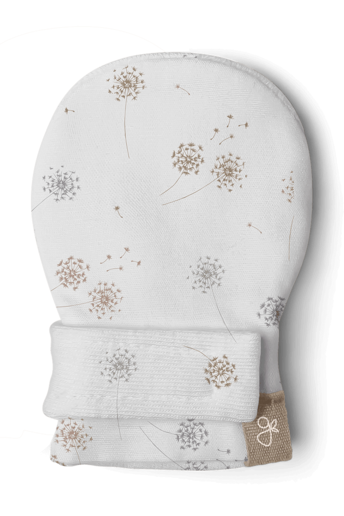 Stay On 3-Pack Baby Mitts - Pewter + Dandelion + High Prairie