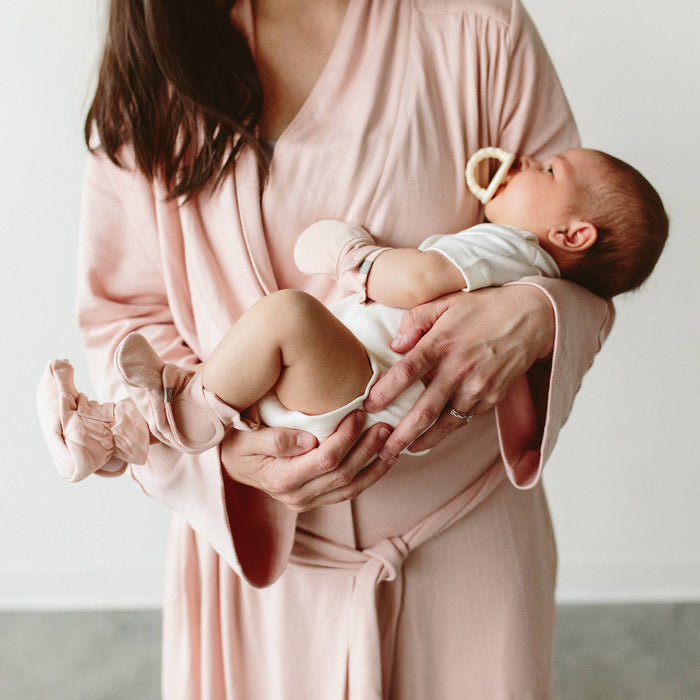 Stay On Baby Mitts & Boots Set - Rose