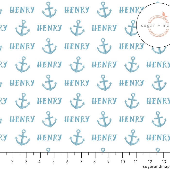 Sugar + Maple Personalized Stretchy Blanket | Anchor