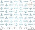 Sugar + Maple Plush Minky Fleece Personalized Blanket | Anchor