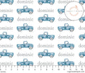 Sugar + Maple Plush Minky Fleece Personalized Blanket | Trucks