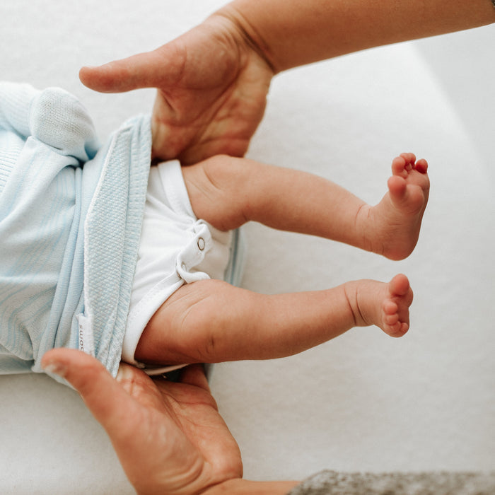 Swaddelini Blue Swaddle Sleep Sack