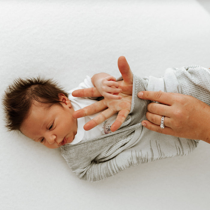 Swaddelini Grey Swaddle Sleep Sack