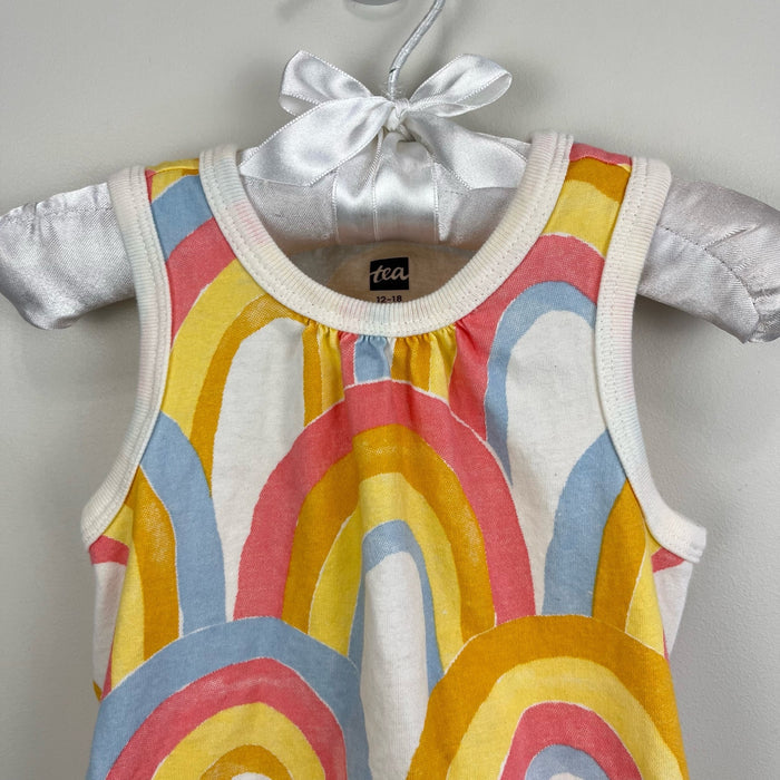 Tea Collection Rainbow Ruffle Romper 12-18 Months