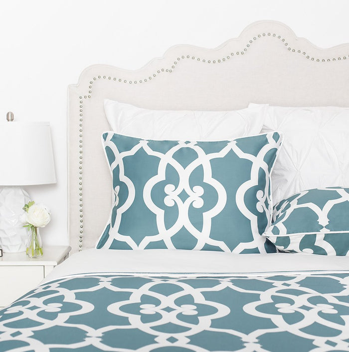 Teal Pacific Duvet Cover