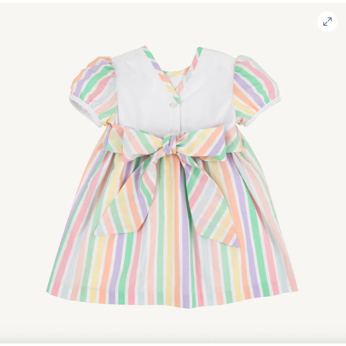 The Beaufort Bonnet Company Brigantine Dress Southhampton Stripe 5T NWT