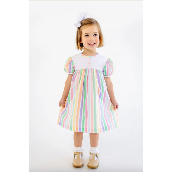 The Beaufort Bonnet Company Brigantine Dress Southhampton Stripe 5T NWT