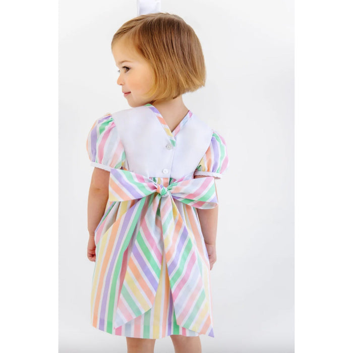 The Beaufort Bonnet Company Brigantine Dress Southhampton Stripe 5T NWT
