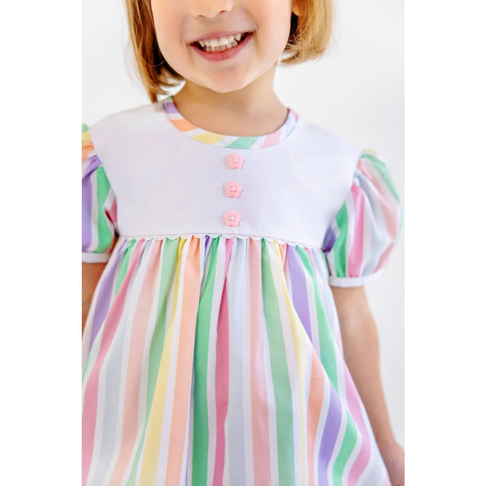 The Beaufort Bonnet Company Brigantine Dress Southhampton Stripe 5T NWT