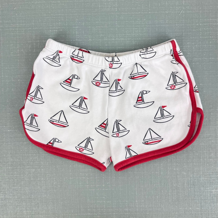 The Beaufort Bonnet Company Cheryl Shorts Undulata Regatta Richmond Red 3T