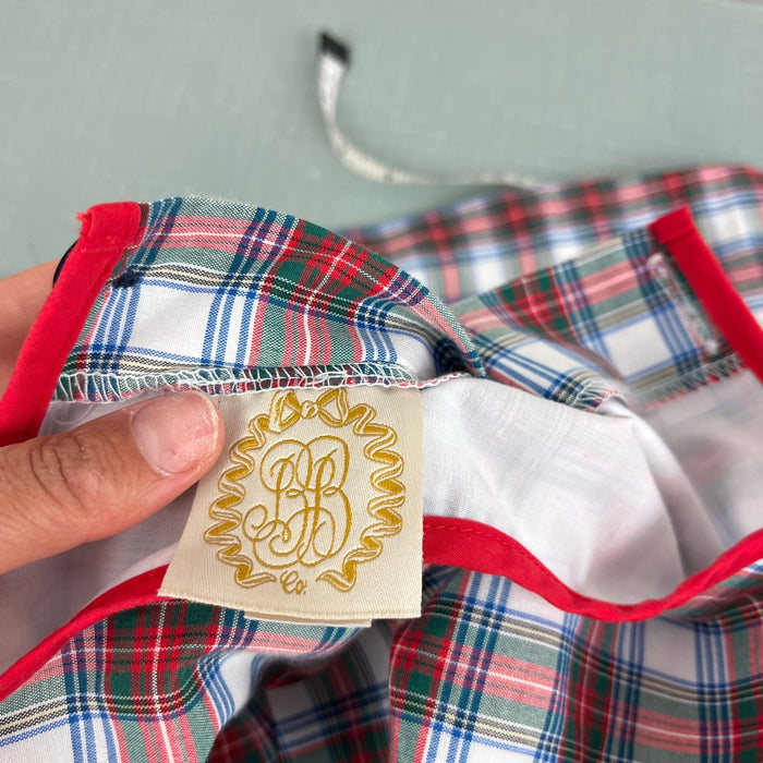 The Beaufort Bonnet Company Lindy's Lunch Dress Tartan with Richmond Red 7