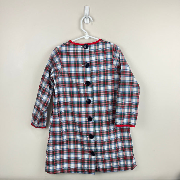 The Beaufort Bonnet Company Lindy's Lunch Dress Tartan with Richmond Red 7