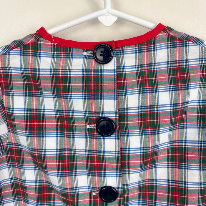 The Beaufort Bonnet Company Lindy's Lunch Dress Tartan with Richmond Red 7