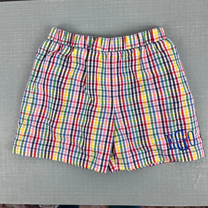 The Beaufort Bonnet Company Shelton Shorts Paint Set Plaid Nantucket Navy 5T