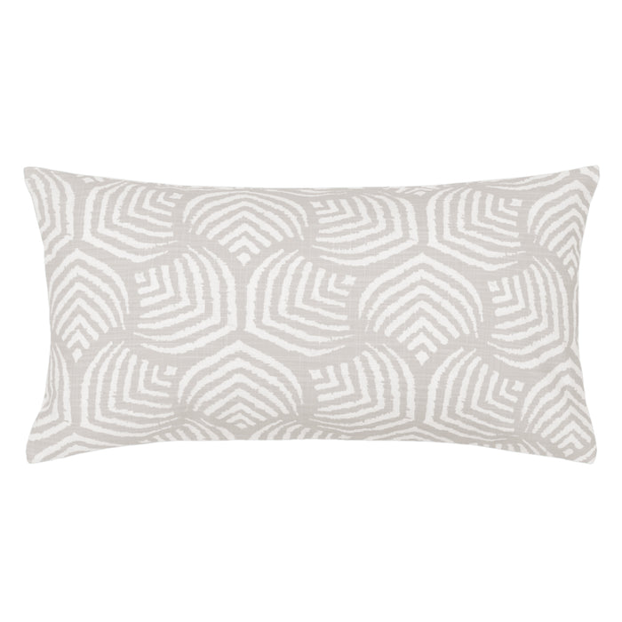 The Beige Modern Shells Throw Pillow