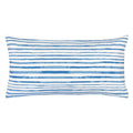 The Blue Coastal Stripes Throw Pillow