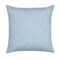 The Blue Leopard Square Throw Pillow