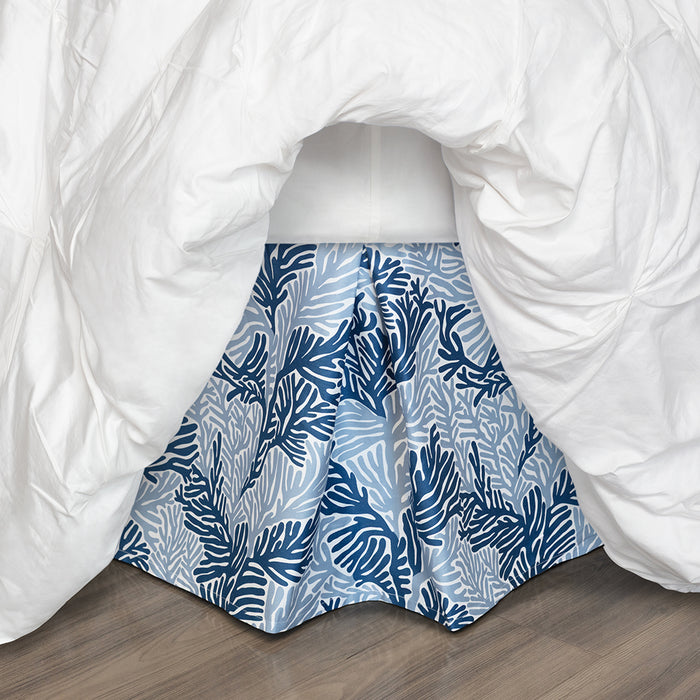 The Blue Marin Pleated Bed Skirt