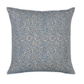 The Blue Sea Blossom Square Throw Pillow