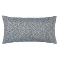 The Blue Sea Blossom Throw Pillow