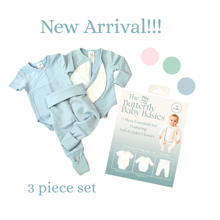 The Butterfly Swaddle 3-Piece Essentials Set