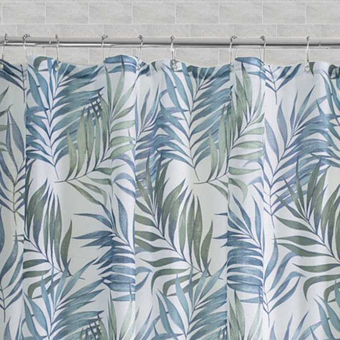 The Caribbean Palm Shower Curtain