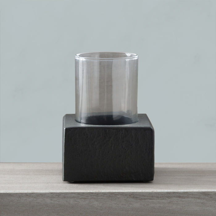 The Charcoal Slate Resin Bath Accessories