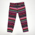 The Children’s Place Black Pink Neon Geometric Pants 5T