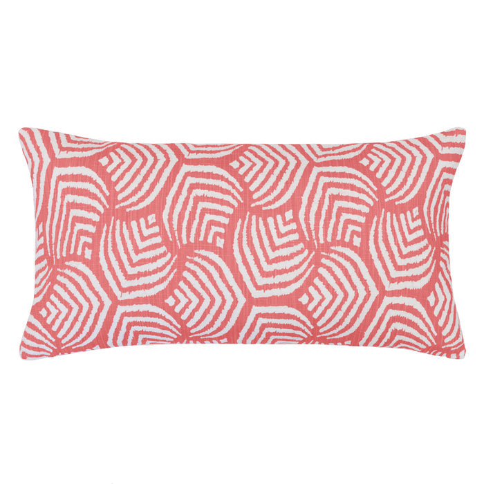 The Coral Modern Shells Throw Pillow