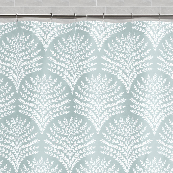 The Green Avalon Shower Curtain