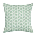 The Green Marine Reef Square Throw Pillow
