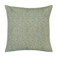 The Green Sea Blossom Square Throw Pillow