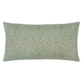 The Green Sea Blossom Throw Pillow