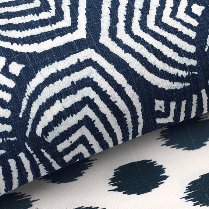 The Navy Modern Shells Throw Pillow