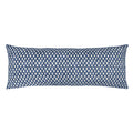 The Navy Sprig Extra Long Lumbar Throw Pillow