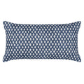 The Navy Sprig Throw Pillow