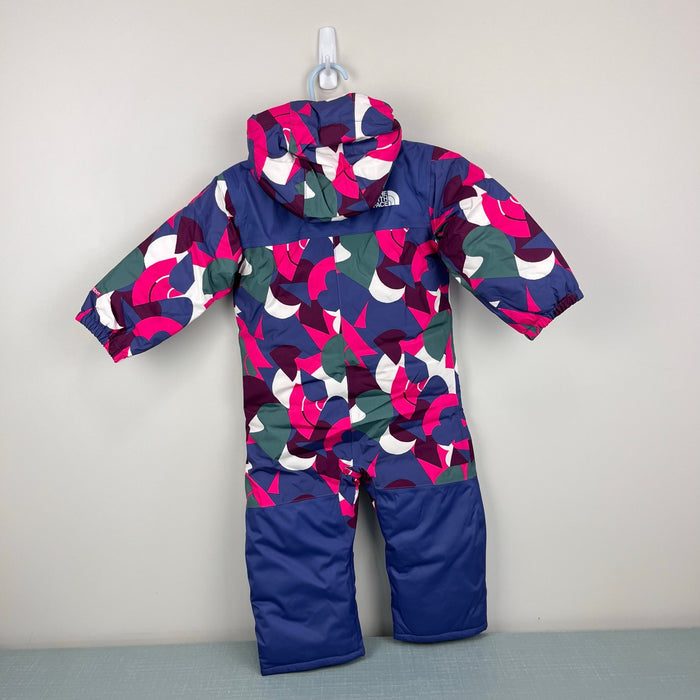 The North Face Baby Freedom Snow Suit Mr. Pink Big Abstract Print 6-12 Months NWT