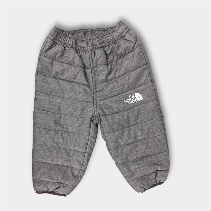 The North Face Baby Reversible Perrito Snow Pants Gray Woodland Animals 3-6 Months