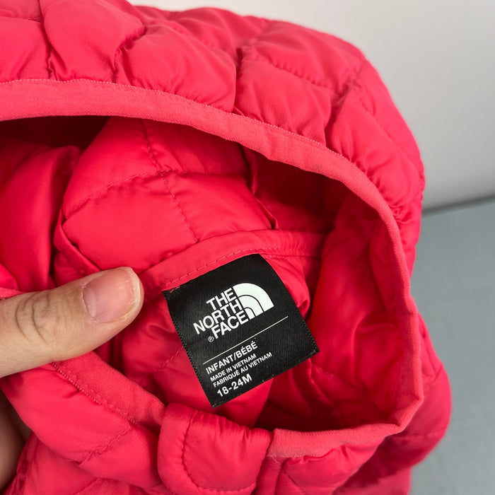 The North Face Baby ThermoBall Hooded Jacket Pink 18-24 Months