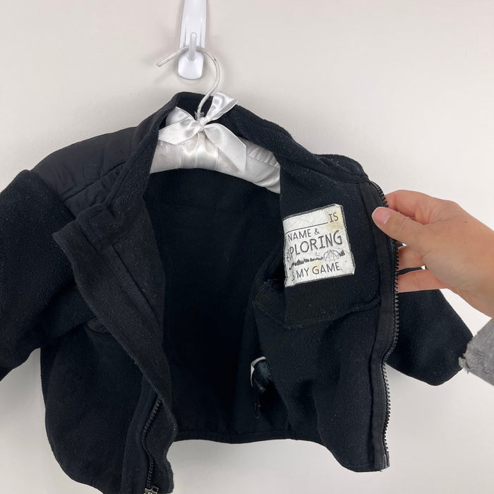 The North Face Black Denali Fleece Jacket 6-12 Months