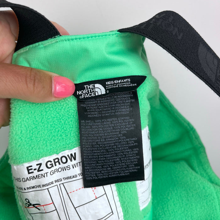 The North Face Freedom Snow Bibs Chlorophyll Green 2T