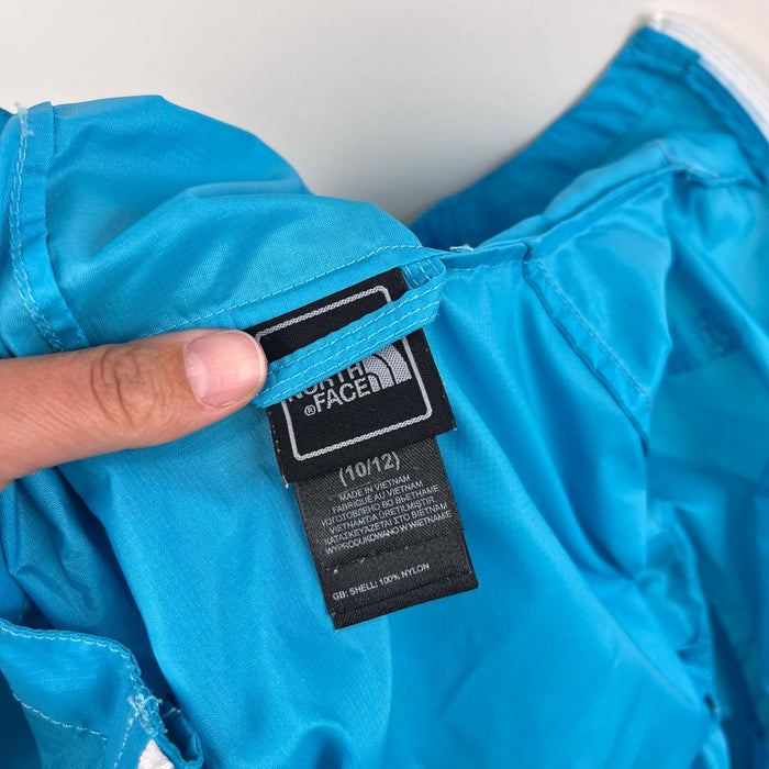 The North Face Girls Blue Hydrenalite Windbreaker Rain Jacket 10/12