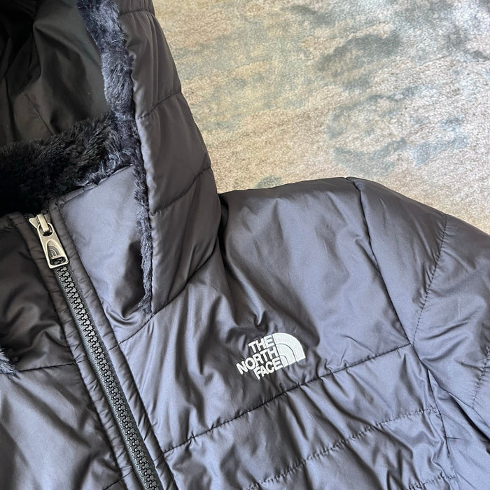 The North Face Girls Mossbud Swirl Parka Black XL 18