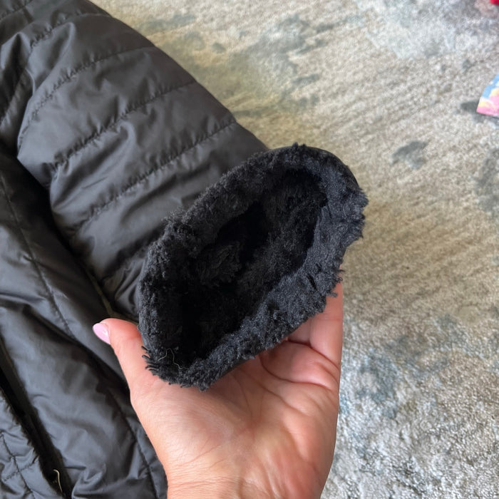 The North Face Girls Mossbud Swirl Parka Black XL 18