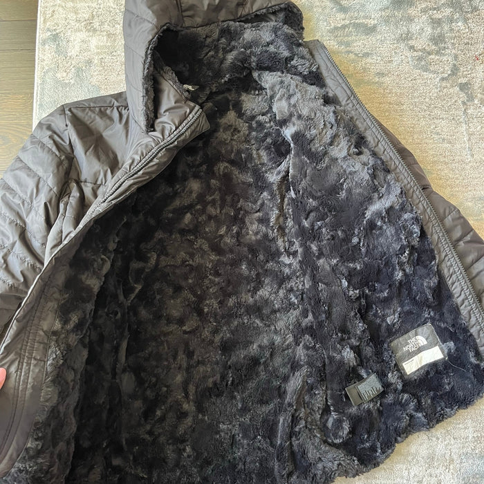 The North Face Girls Mossbud Swirl Parka Black XL 18