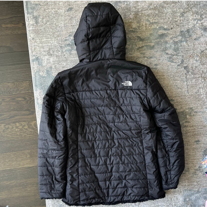 The North Face Girls Mossbud Swirl Parka Black XL 18