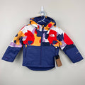 The North Face Kids' Freedom Insulated Ski Jacket Cave Blue Collage Shapes 2T NWT