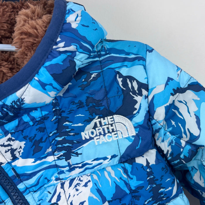 The North Face Thermoball Eco Bunting One Piece Snow Suit Shady Blue 18-24 Months NWOT