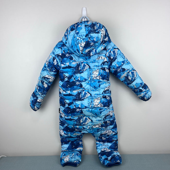 The North Face Thermoball Eco Bunting One Piece Snow Suit Shady Blue 18-24 Months NWOT